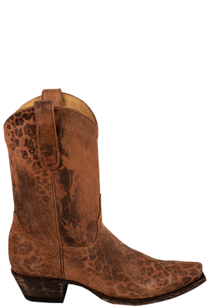 Old Gringo Women's Leopardito Ochre Cowgirl Boots - Tan