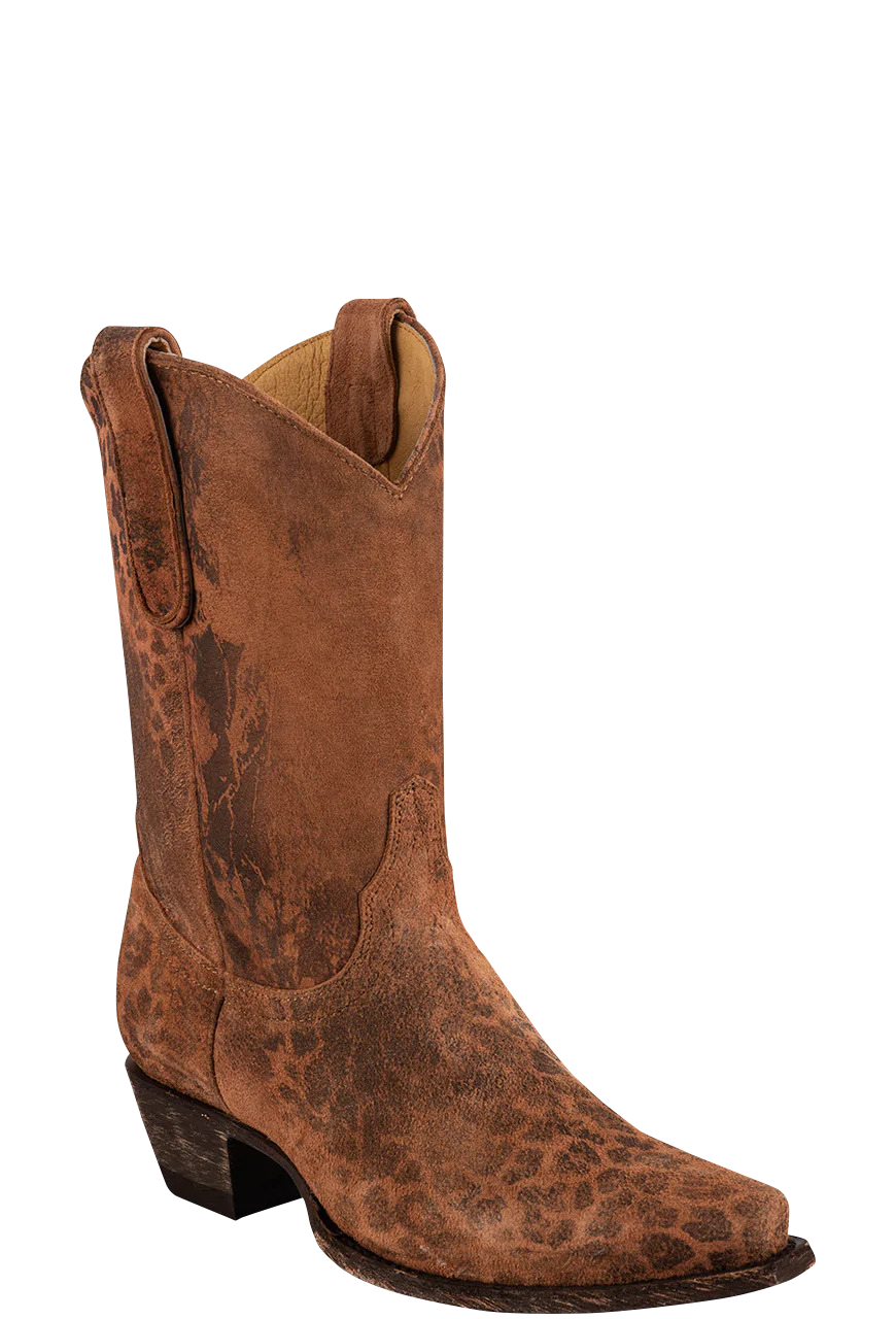 Old Gringo Women's Leopardito Ochre Cowgirl Boots - Tan