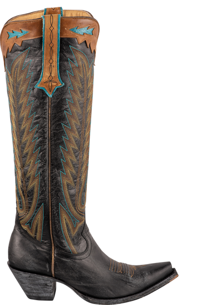 Old Gringo Women's Yucatan Tall Cowgirl Boots - Black