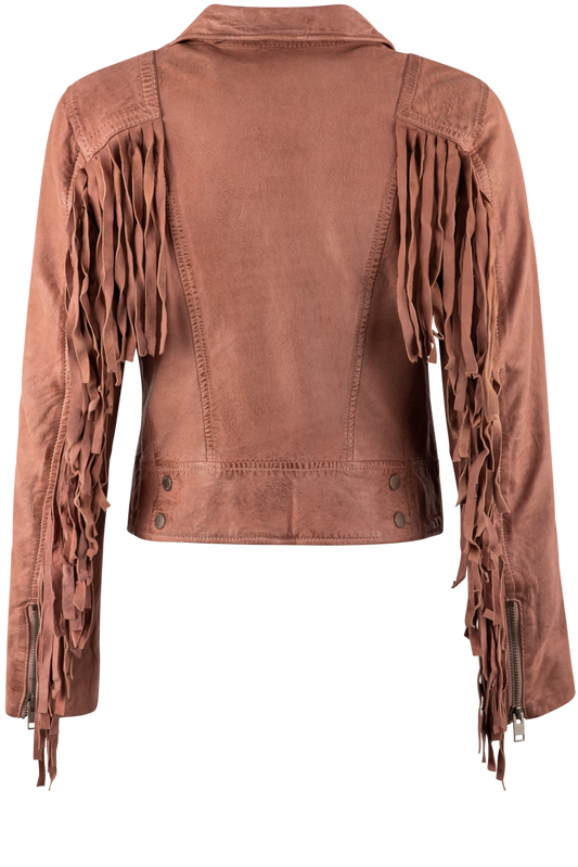 Mauritius Zoe Pink Fringe Jacket