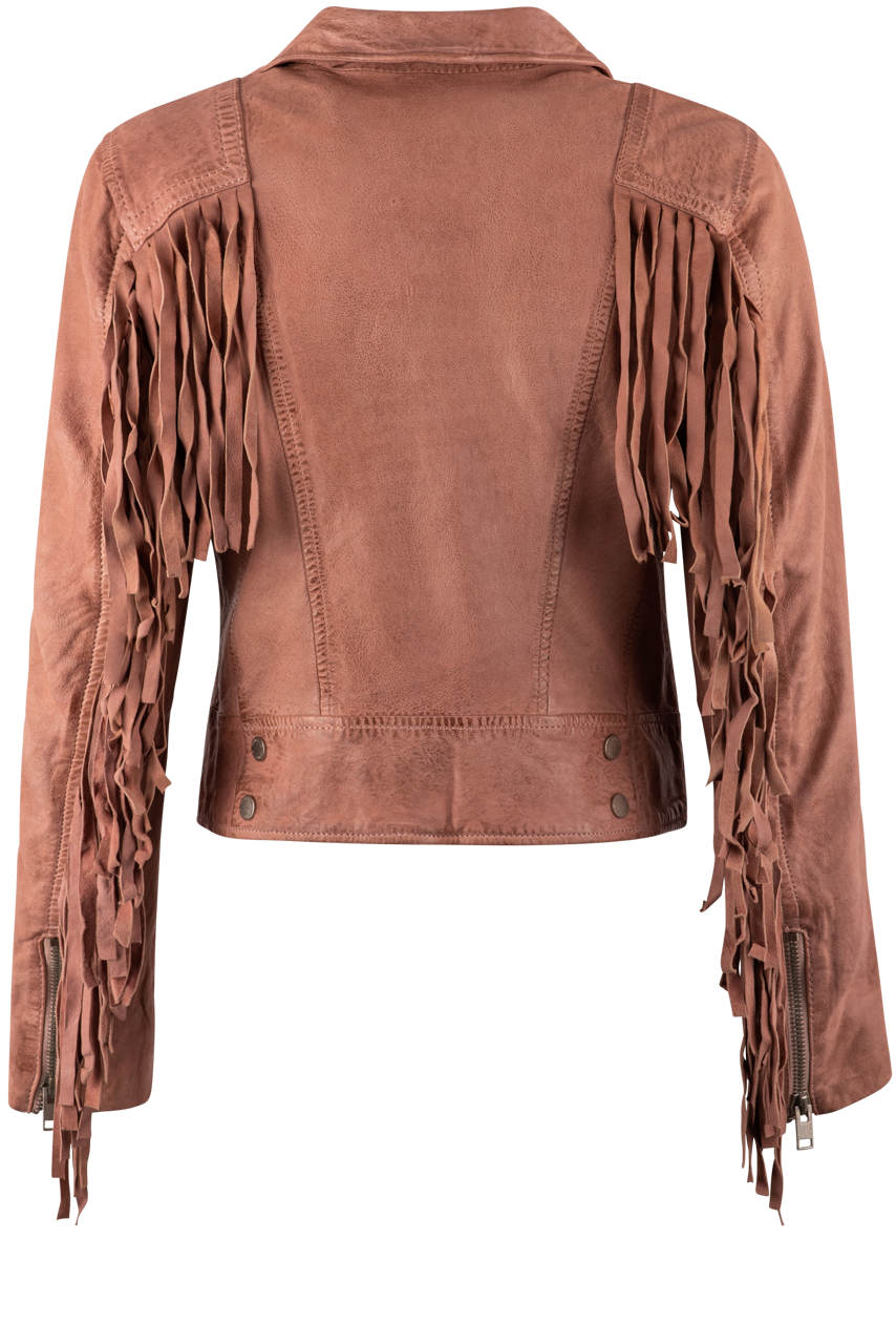 Mauritius Zoe Pink Fringe Jacket