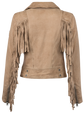 Mauritius Zoe Beige Fringe Jacket