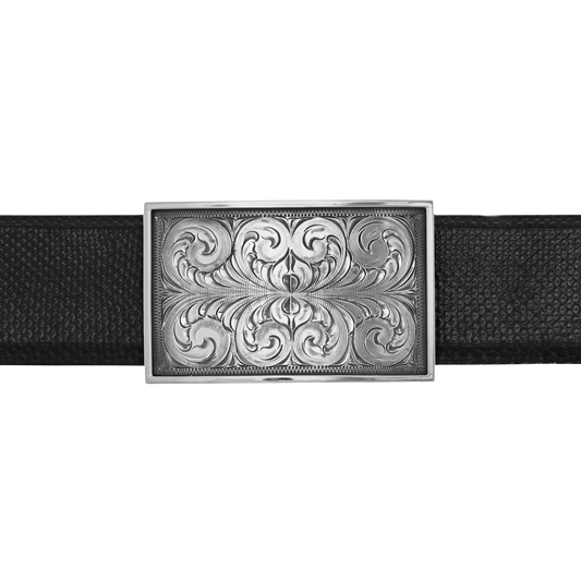 Clint Orms 1.5" Engraved Rectangle Trophy Buckle