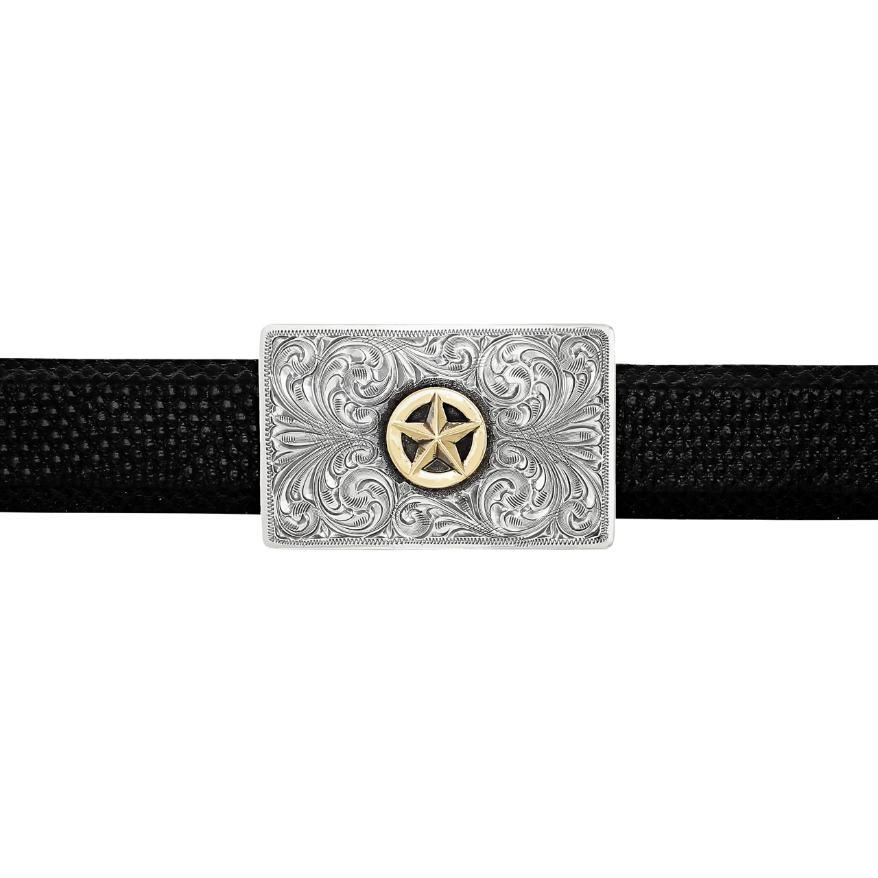 Clint Orms 1" Yellow Star Trophy Buckle