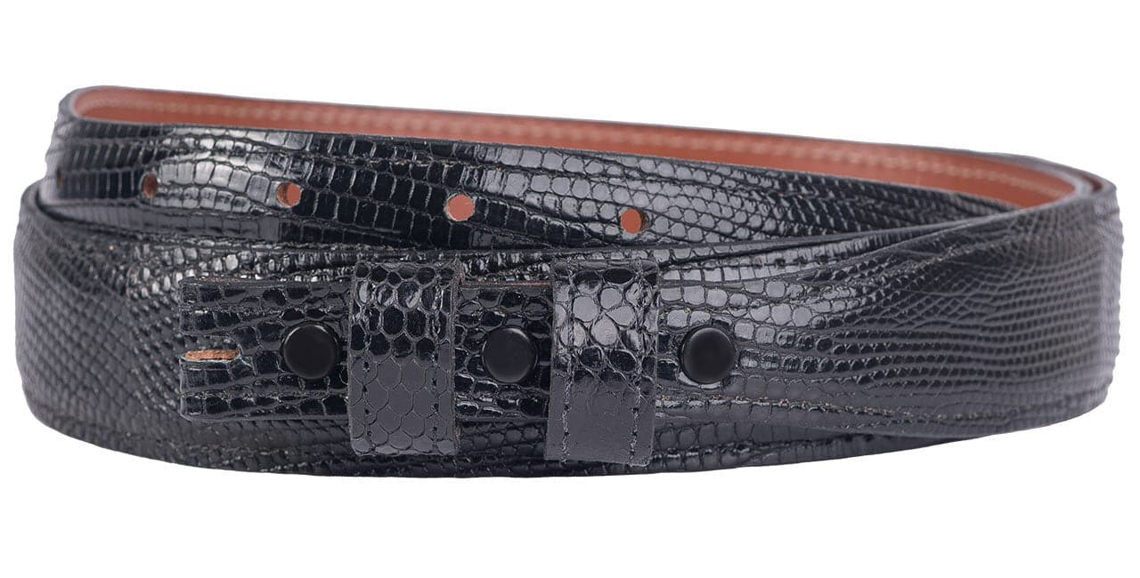 Chacon Lizard Tapered Belt Strap