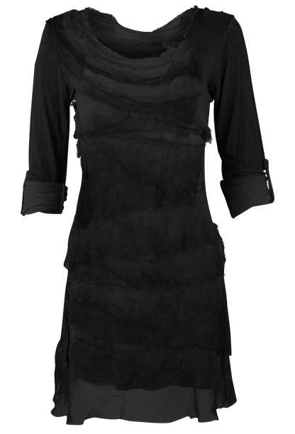 Gigi 3/4 Sleeve Ruffle Dress