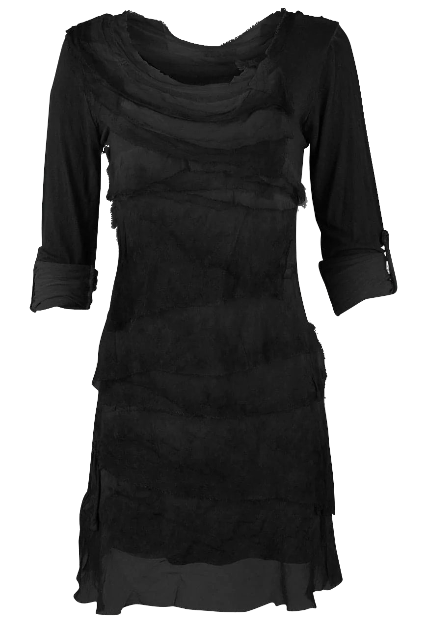Gigi 3/4 Sleeve Ruffle Dress