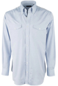 Pinto Ranch YY Collection Pinpoint Button-Front Shirt - Light Blue