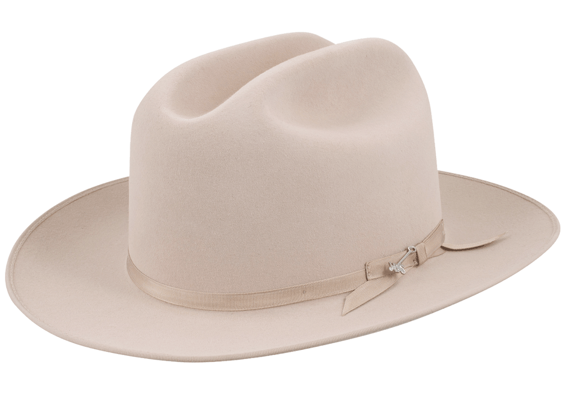 Stetson 6x Open Road Silver Belly Felt Cowboy Hat 