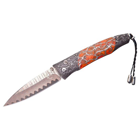 William Henry Gentac Blazing Apple Coral Knife