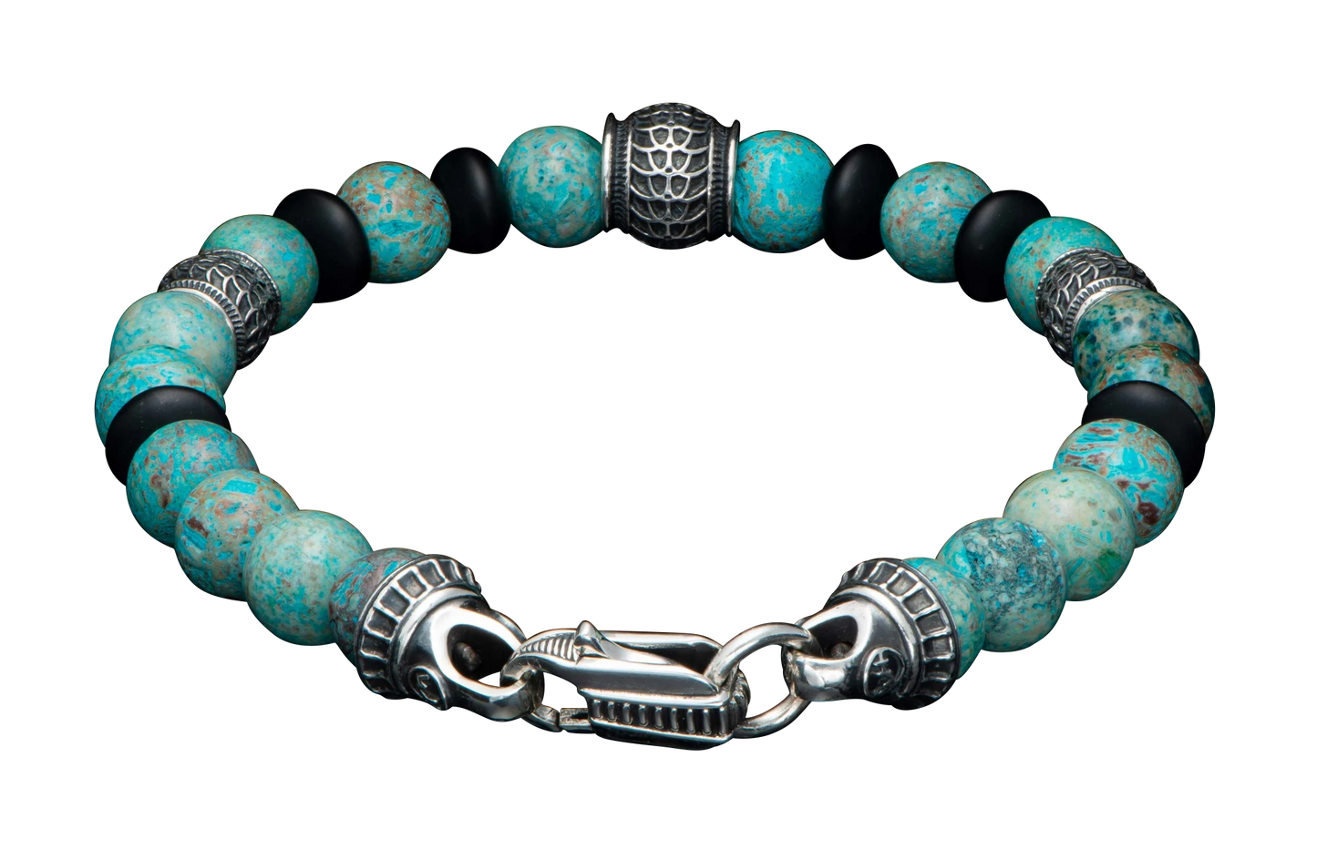 William Henry Newport Blue Agate Bracelet